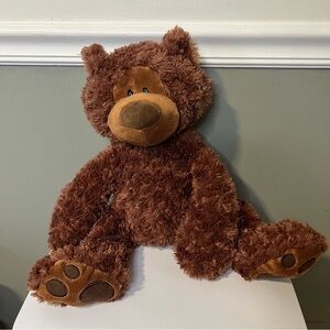 Gund Philbin Teddy Bear Soft Chocolate Brown Stuffed Animal Plush 320047 17”
